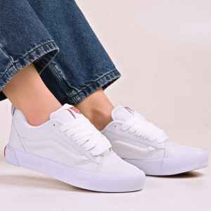 VANS OLD SKOOL KNU BRANCO (LINHA PREMIUM)