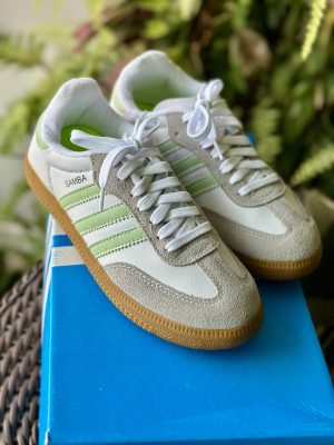 Adidas Samba Branco/ Verde Menta