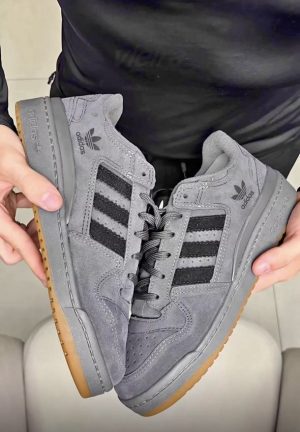 Adidas Forum Camurça Cinza